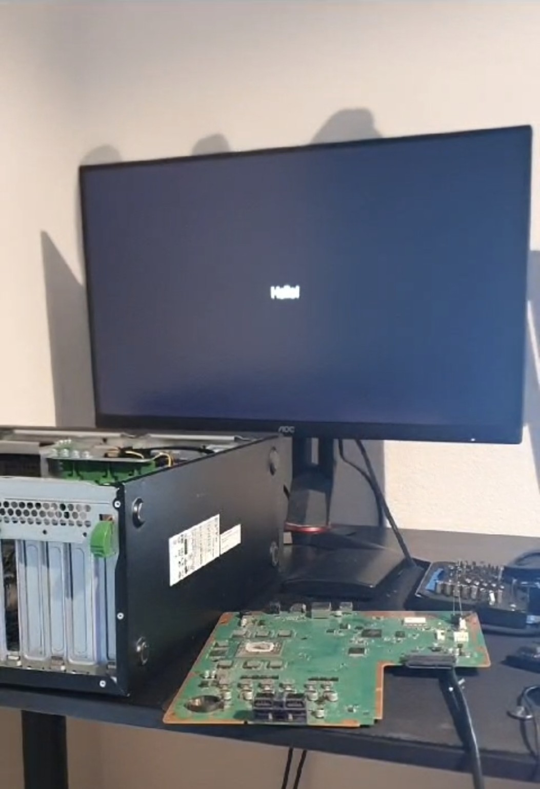 Die Grafikkarte vom PC hat den Start verhindert